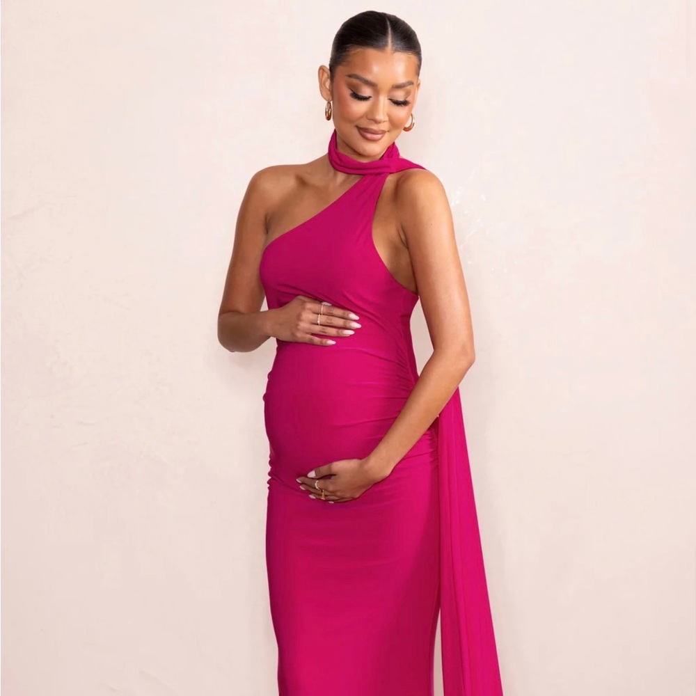 ClubLondon  - Alula pink maternity dress